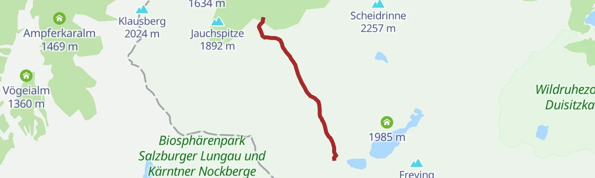 Route map: Giglachsee Tour | 302